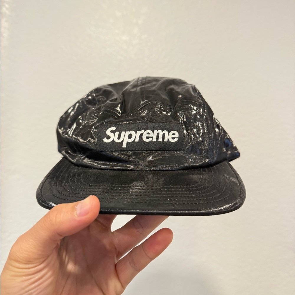 Supreme Coated Linen Camp Cap SS18